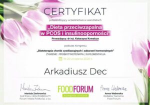 certyfikat dieta pcos i insulinooporność