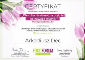 certyfikat hashimoto