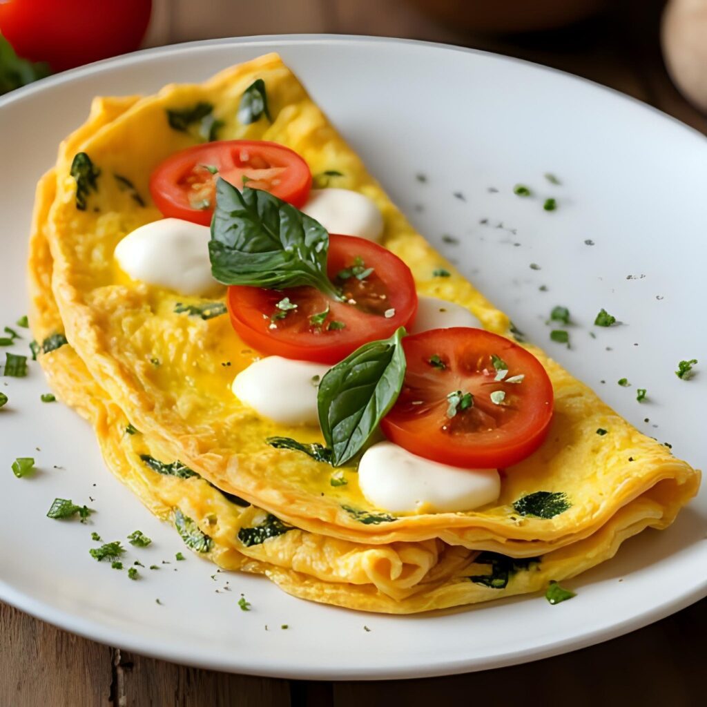 Omlet ze szpinakiem